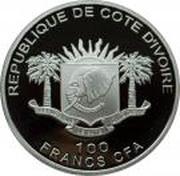 100 Francs CFA The Pope in Thailand obverse image
