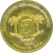 100 Francs CFA German Silver Eagle obverse image