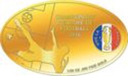 100 Francs CFA European Football Championship 2016 reverse image