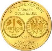 100 Francs CFA German Gold Mark, Ivory Coast, 2016 reverse image