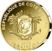 100 Francs CFA Temple of Heaven obverse image