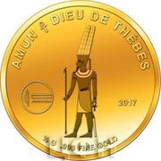 100 Francs CFA Amun reverse image