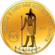 100 Francs CFA Anubis reverse image