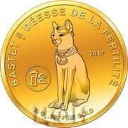 100 Francs CFA Bastet, Ivory Coast, 2017 reverse image