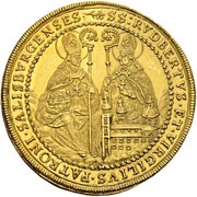 6 Ducats - Max Gandolf von Kuenburg, Austria, 1668 reverse image