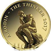 100 Francs CFA The Thinker, Ivory Coast, 2017 reverse image