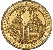 6 Ducats - Johann Ernst von Thun, Austria, 1687 reverse image