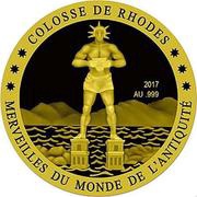 100 Francs CFA Colossus of Rhodes, Ivory Coast, 2017 reverse image