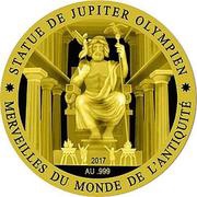 100 Francs CFA Olympian Statue of Jupiter, Ivory Coast, 2017 reverse image