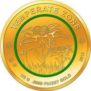 100 Francs CFA Edelweiss, Ivory Coast, 2017 reverse image