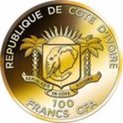 100 Francs CFA Colossus of Rhodes obverse image