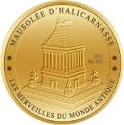 100 Francs CFA Mausoleum of Halicarnassus reverse image