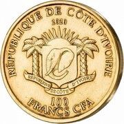 100 Francs CFA Lion obverse image