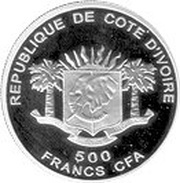 500 Francs CFA Vasco Da Gama obverse image