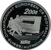 500 Francs CFA European Football Championship 2008, Ivory Coast, 2008 reverse image