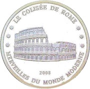 500 Francs CFA Colosseum, Ivory Coast, 2008 reverse image