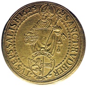 8 Ducats Madonna - Paris von Lodron, Austria, 1625-1628 reverse image
