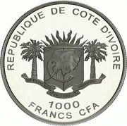 1000 Francs CFA Belem obverse image