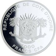1000 Francs CFA Bucentaure obverse image