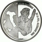 1000 Francs CFA FIFA World Cup 2006 reverse image