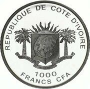 1000 Francs CFA FIFA World Cup 2006 obverse image