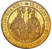 8 Ducats - Max Gandolf von Kuenburg, Austria, 1668 reverse image