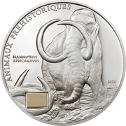 1000 Francs CFA Mammoth, Ivory Coast, 2010 reverse image