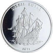 1000 Francs CFA Soleil Royal, Ivory Coast, 2010 reverse image