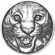 1000 Francs CFA Panther, Ivory Coast, 2013 reverse image