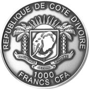 1000 Francs CFA Oskar Schindler obverse image