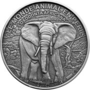 1000 Francs CFA Elephant, Ivory Coast, 2016 reverse image