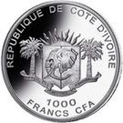 1000 Francs CFA HMS Victory obverse image