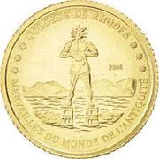 1500 Francs CFA Colossus of Rhodes, Ivory Coast, 2006 reverse image