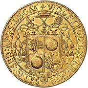 10 Ducats - Wolf Dietrich von Raitenau obverse image