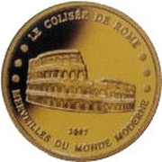 1500 Francs CFA Colosseum reverse image