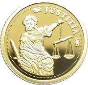 1500 Francs CFA Justitia reverse image