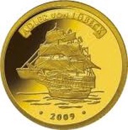 1500 Francs CFA Adler von Lübeck, Ivory Coast, 2009 reverse image