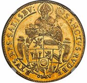 10 Ducats - Wolf Dietrich von Raitenau obverse image