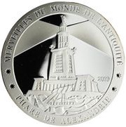 1500 Francs CFA Pharos Lighthouse of Alexandria, Ivory Coast, 2010 reverse image