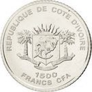 1500 Francs CFA Pharos Lighthouse of Alexandria obverse image