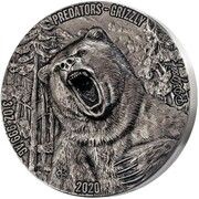 5000 Francs CFA Grizzly, Ivory Coast, 2020 reverse image