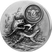 5000 Francs CFA Shark obverse image
