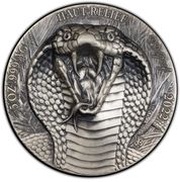 5000 Francs CFA Asia-King Cobra, Ivory Coast, 2022 reverse image