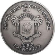 10 000 Francs CFA Elephant obverse image