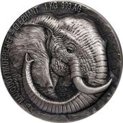 10 000 Francs CFA Elephant, Ivory Coast, 2018 reverse image