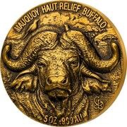10 000 Francs CFA Buffalo, Ivory Coast, 2020 reverse image