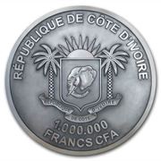 1 000 000 Francs CFA Elephant obverse image
