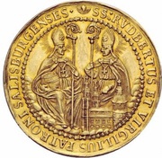 10 Ducats - Johann Ernst von Thun, Austria, 1687 reverse image
