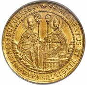 10 Ducats - Franz Anton von Harrach, Austria, 1709 reverse image