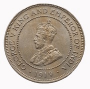 ½ Penny - George V obverse image